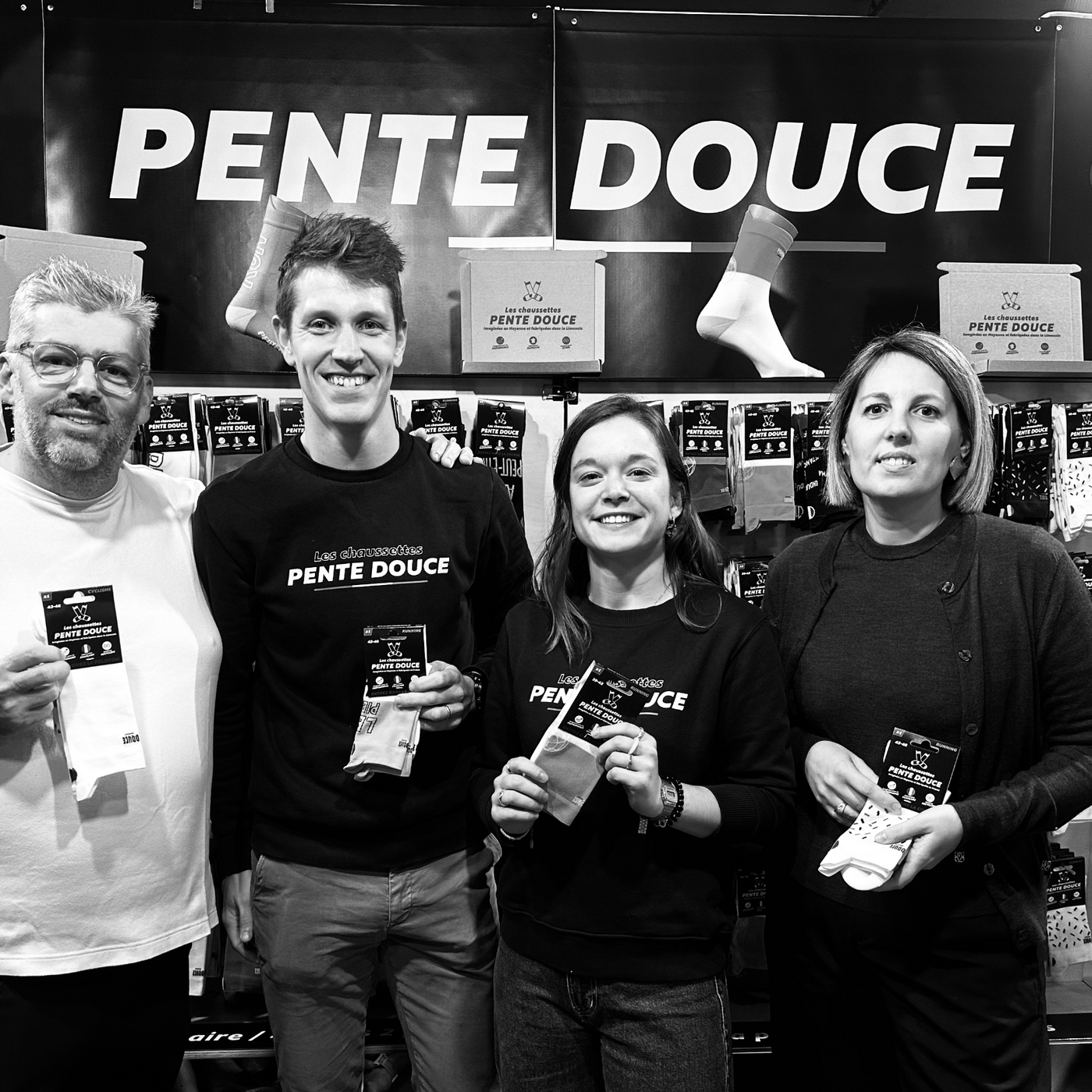 Pente Douce x Maison Broussaud: an exceptional collaboration focused on Made in France sports socks