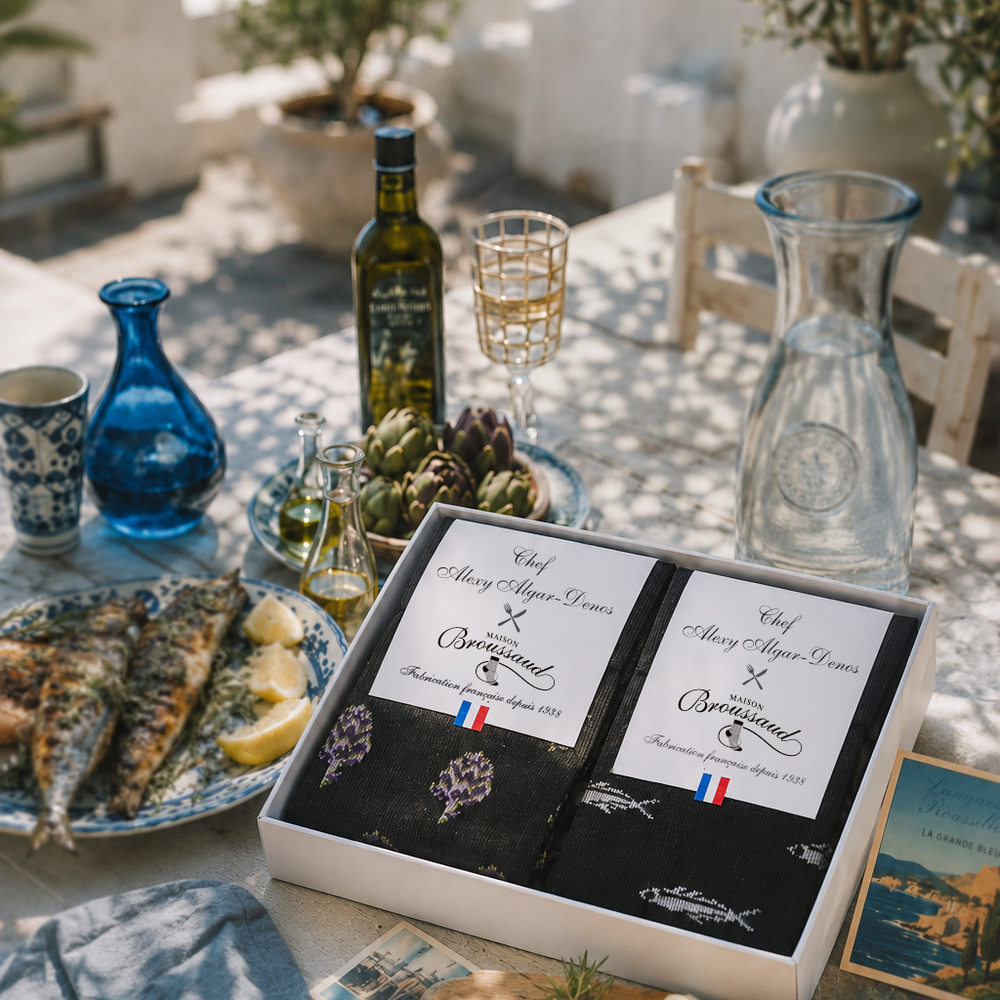 Maison Broussaud x Alexy Algar-Denos: The Languedoc-Roussillon-inspired sock collection
