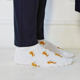 Les invisibles hippocampes - chaussettes homme - coton écru