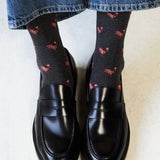 Les coqs - chaussettes homme - coton gris