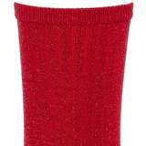 Les côtelées Armor-lux x Maison Broussaud - chaussettes femme - coton rouge