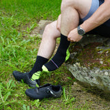 Cycling socks black/yellow