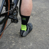 Cycling socks black/yellow