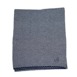 Echarpe marine à chevrons