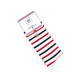 Les marinières bleu blanc rouge Elysée x Maison Broussaud - chaussettes homme - coton blanc