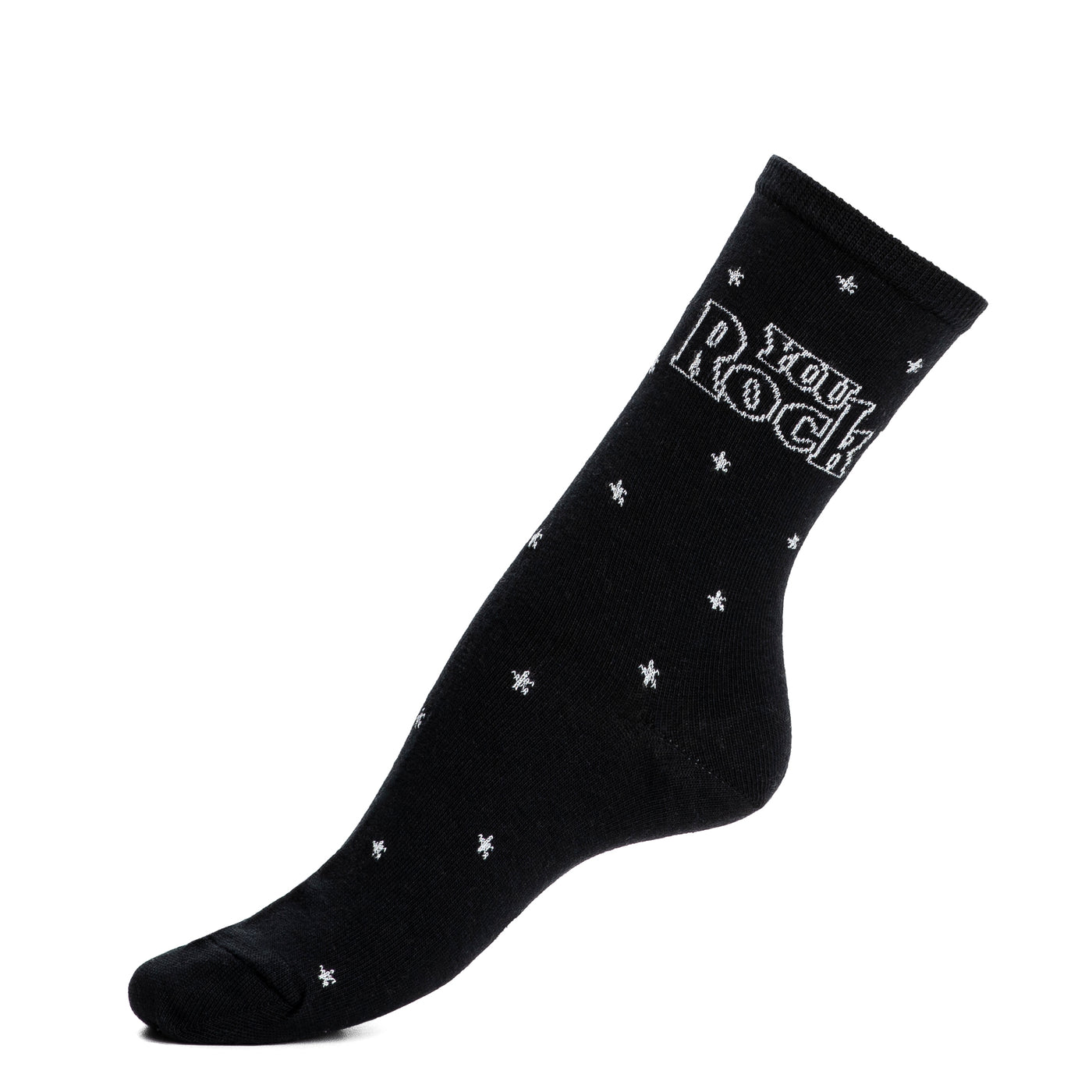 Les étoiles Le Bon Marché x Maison Broussaud - chaussettes femme - coton noir