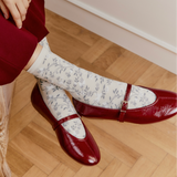 Les bosquet - chaussettes femme - coton gris