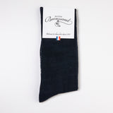 Plain navy socks