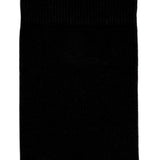 Les unies - chaussettes homme - coton noir