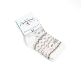 The Pink-Ecru Snowflakes - Baby