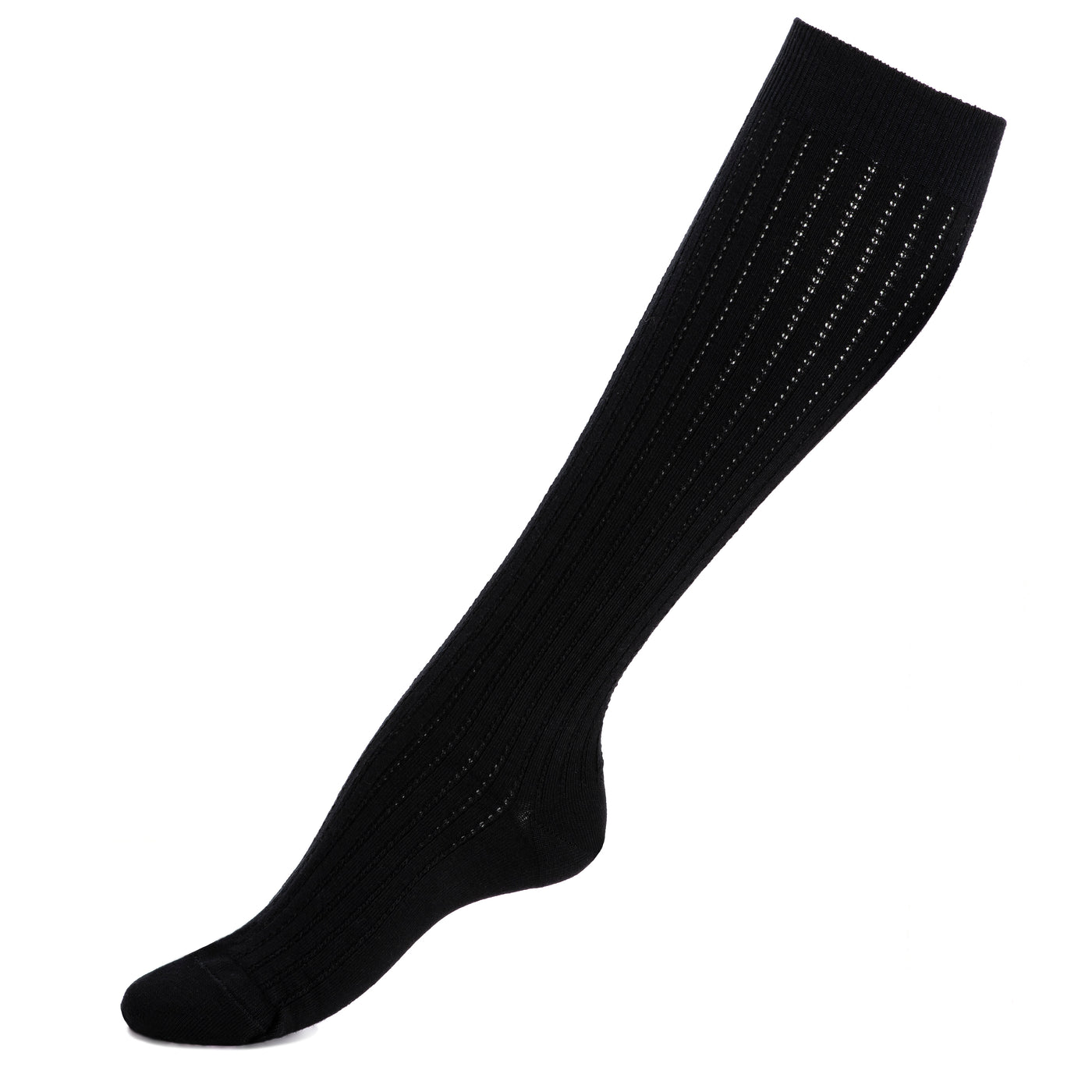 High unies - women's socks - black cotton