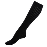 High unies - women's socks - black cotton