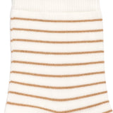Les marinières - chaussettes femme - coton écru or
