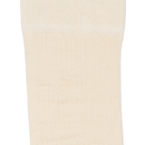 Fine ribbed - men's socks - ecru cotton