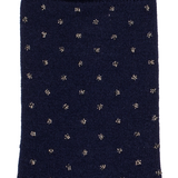 Les Pois rolled edge - women's socks - navy wool