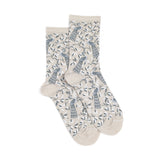 Junon - chaussettes femme - coton gris