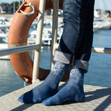 Le Marin - chaussette homme - coton denim