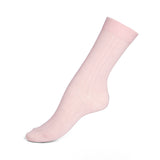 Les Côtes - chaussette femme - coton rose