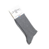 Les Côtes - chaussette homme - coton gris