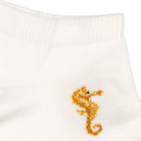Les invisibles hippocampes - chaussettes homme - coton écru