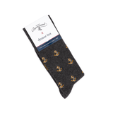 Les ancres Armor-lux x Maison Broussaud - chaussettes homme - coton gris