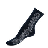 The frieze - women's socks - navy cotton