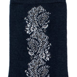 The frieze - women's socks - navy cotton