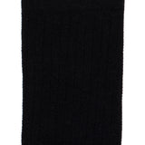Stripes - women's socks - black cotton