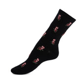 Les chouettes - chaussettes femme - coton noir