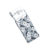Les mi-bas fleurs - chaussettes femme - coton pluie