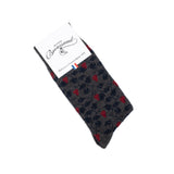 Vine - men's socks - anthracite cotton