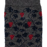 Vine - men's socks - anthracite cotton