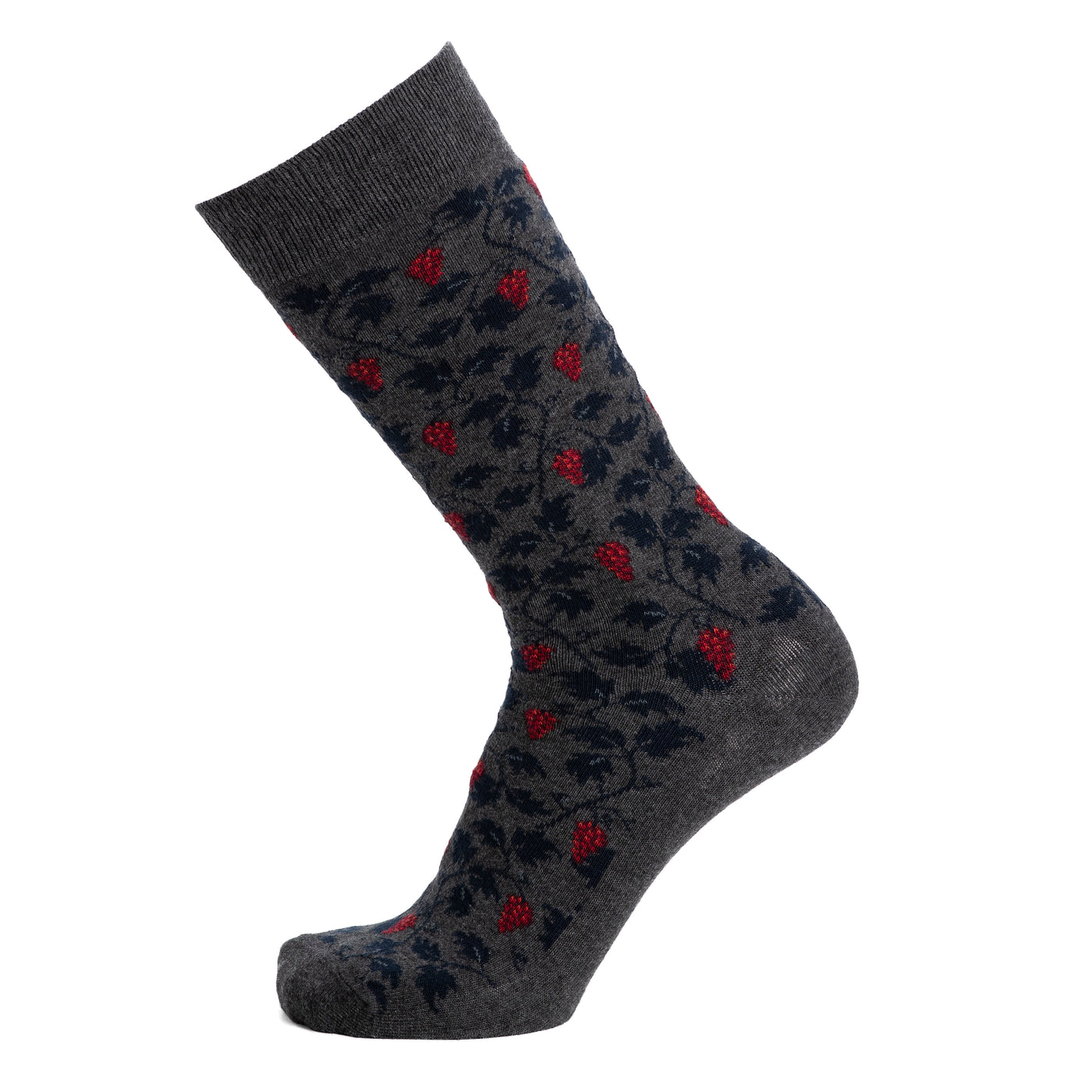 Vine - men's socks - anthracite cotton
