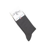 Scottish thread - men's socks - anthracite cotton