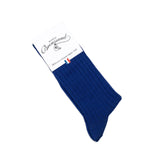 Scottish thread - men's socks - blue cotton