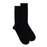 Les fils d'Ecosse - chaussettes homme - coton noir
