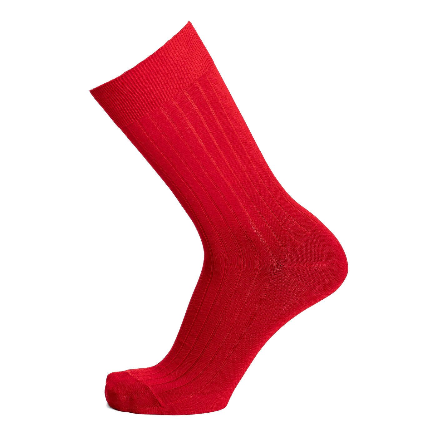 Scottish thread - men's socks - red cotton