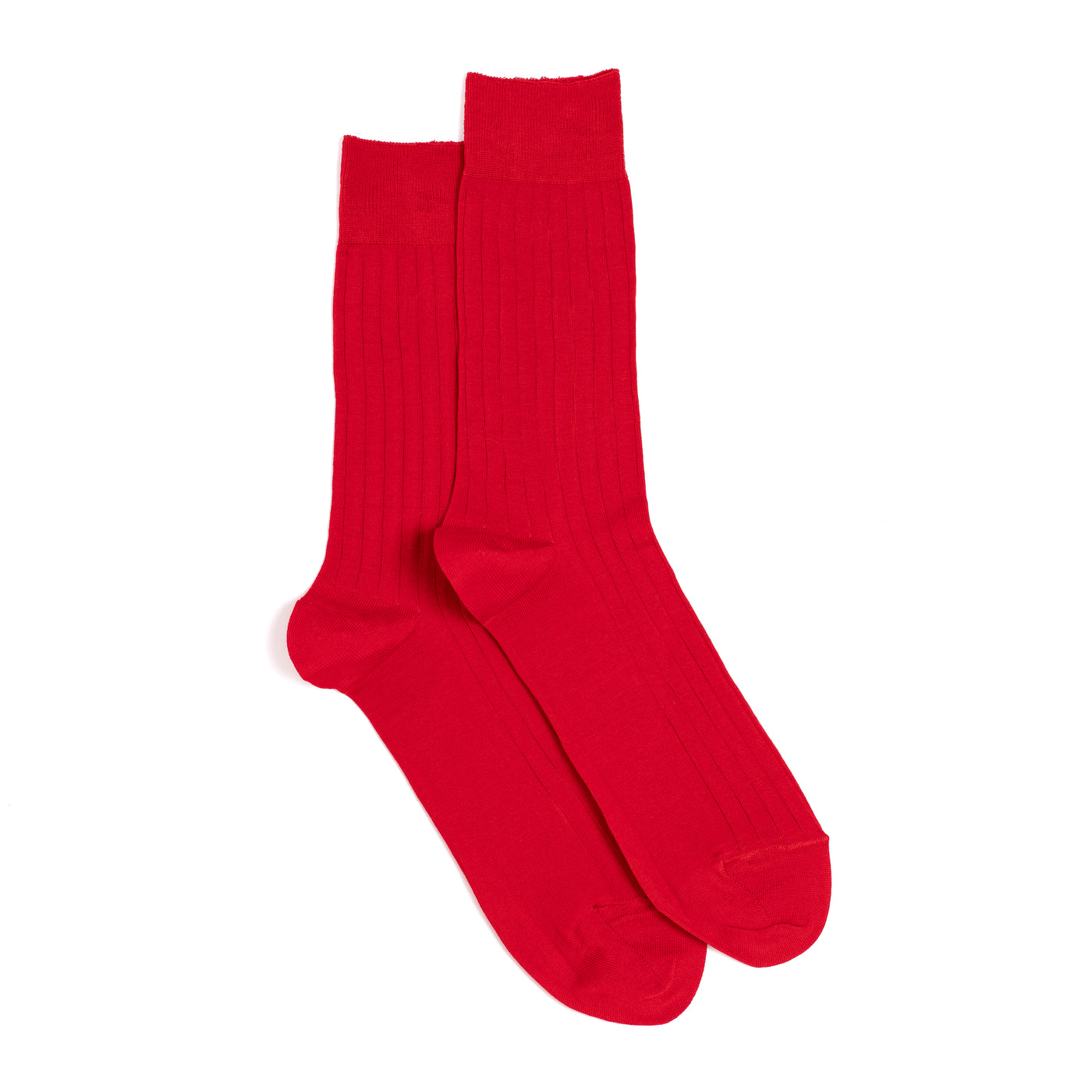 Scottish thread - men's socks - red cotton