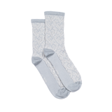 La volute - chaussettes femme - coton gris