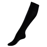 Seigaiha - Women's Socks - Black Merino Wool