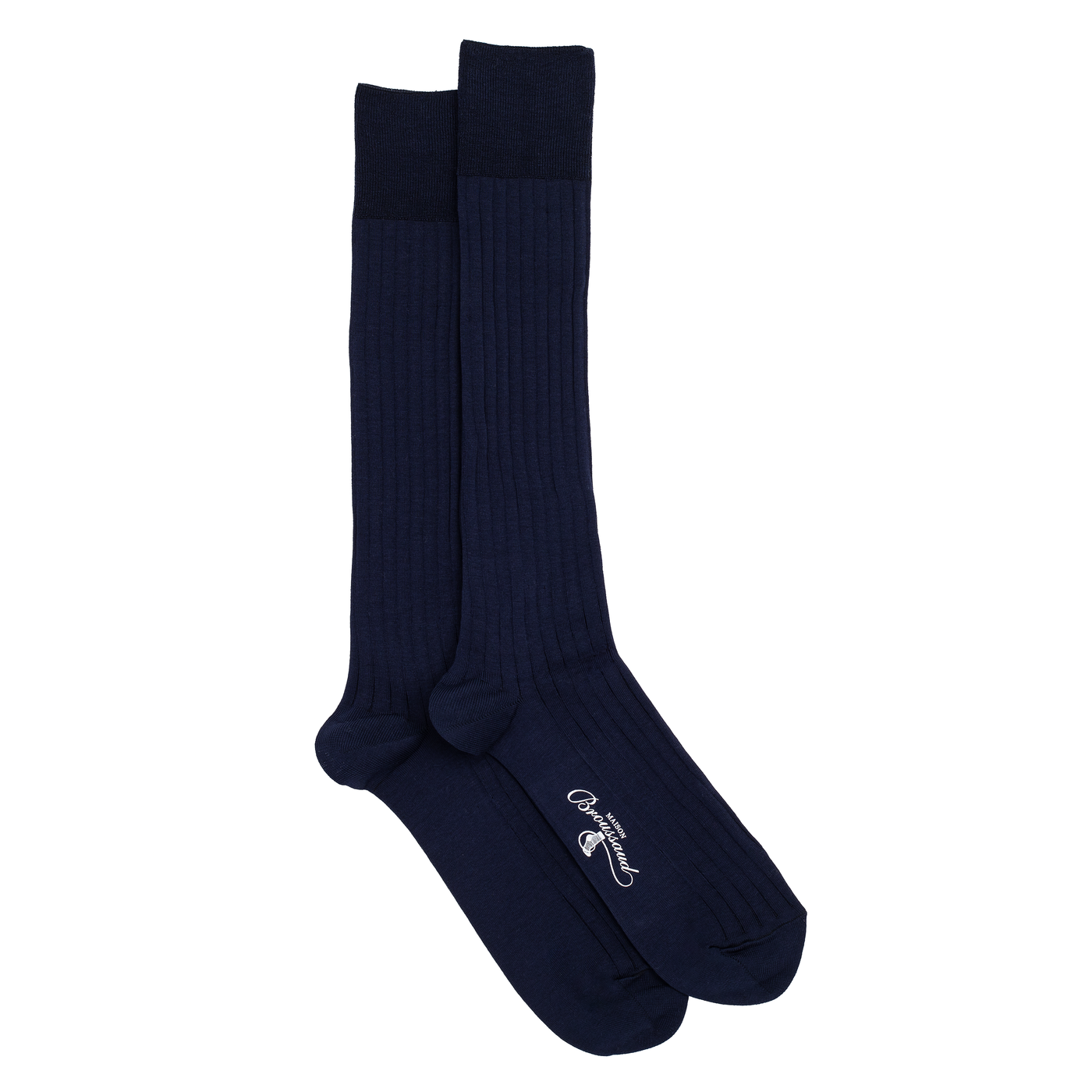 The Thread of Scotland - Men's Socks - Mercerized Cotton Navy Blue