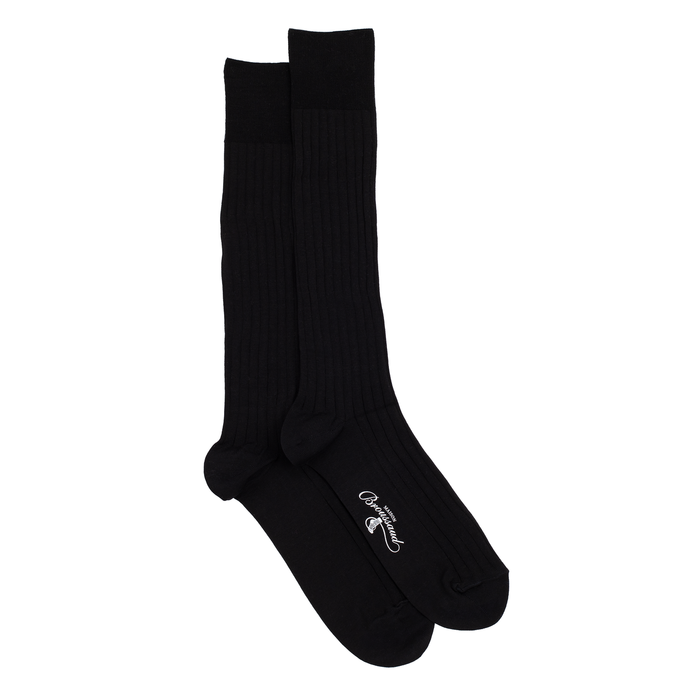 The Thread of Scotland - Men's Socks - Black Mercerized Cotton