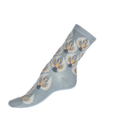 Les oies sauvages - chaussettes femme - coton gris