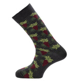 Les vignes - chaussettes homme - coton anthracite