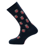Blason - chaussettes homme - coton marine