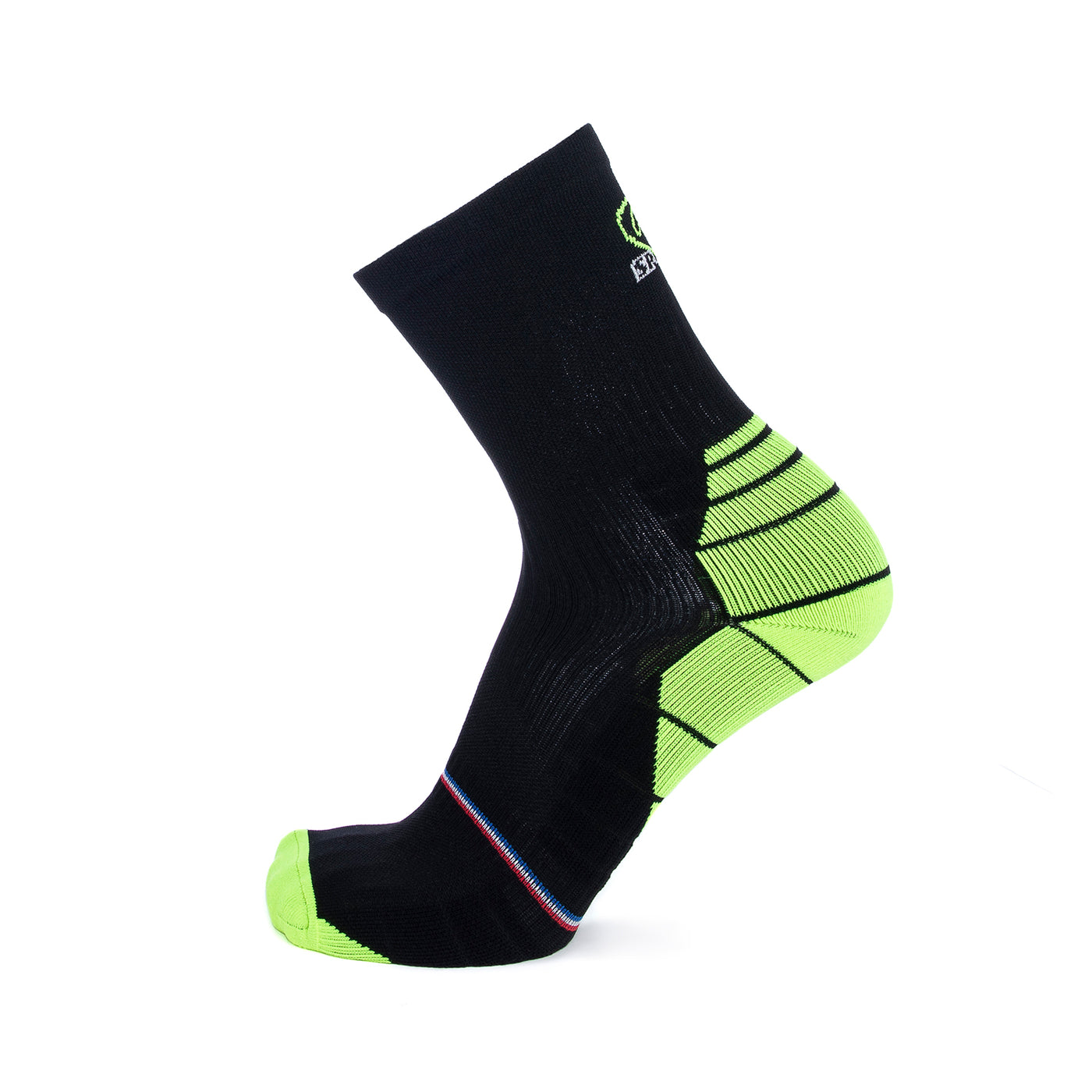 Chaussettes cyclisme noir-jaune