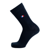 Les Drapeaux - chaussettes homme - coton marine