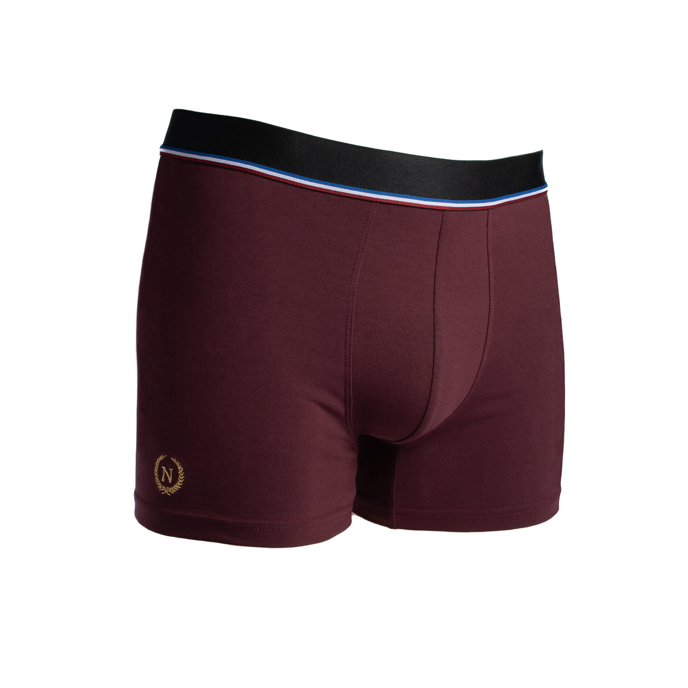 Boxer Napoléon burgundy
