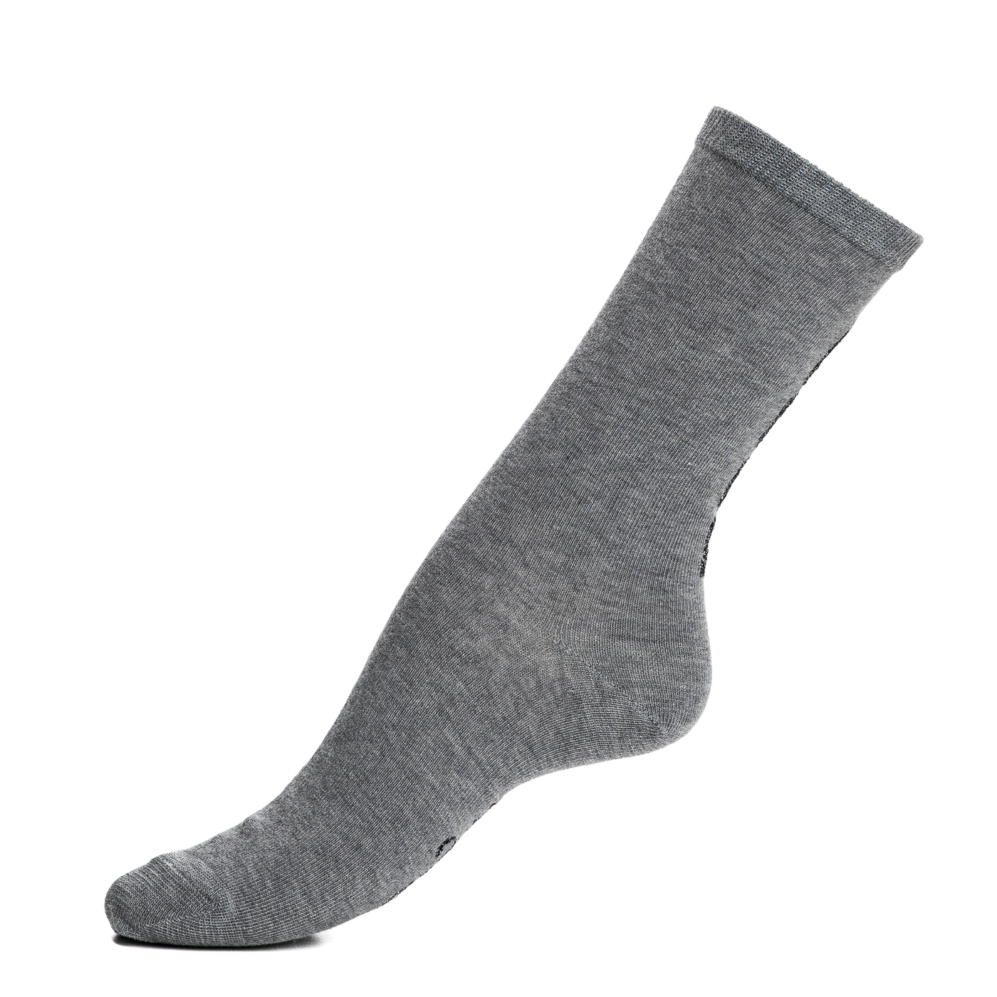 Les rock Le Bon Marché x Maison Broussaud - chaussettes femme - coton gris