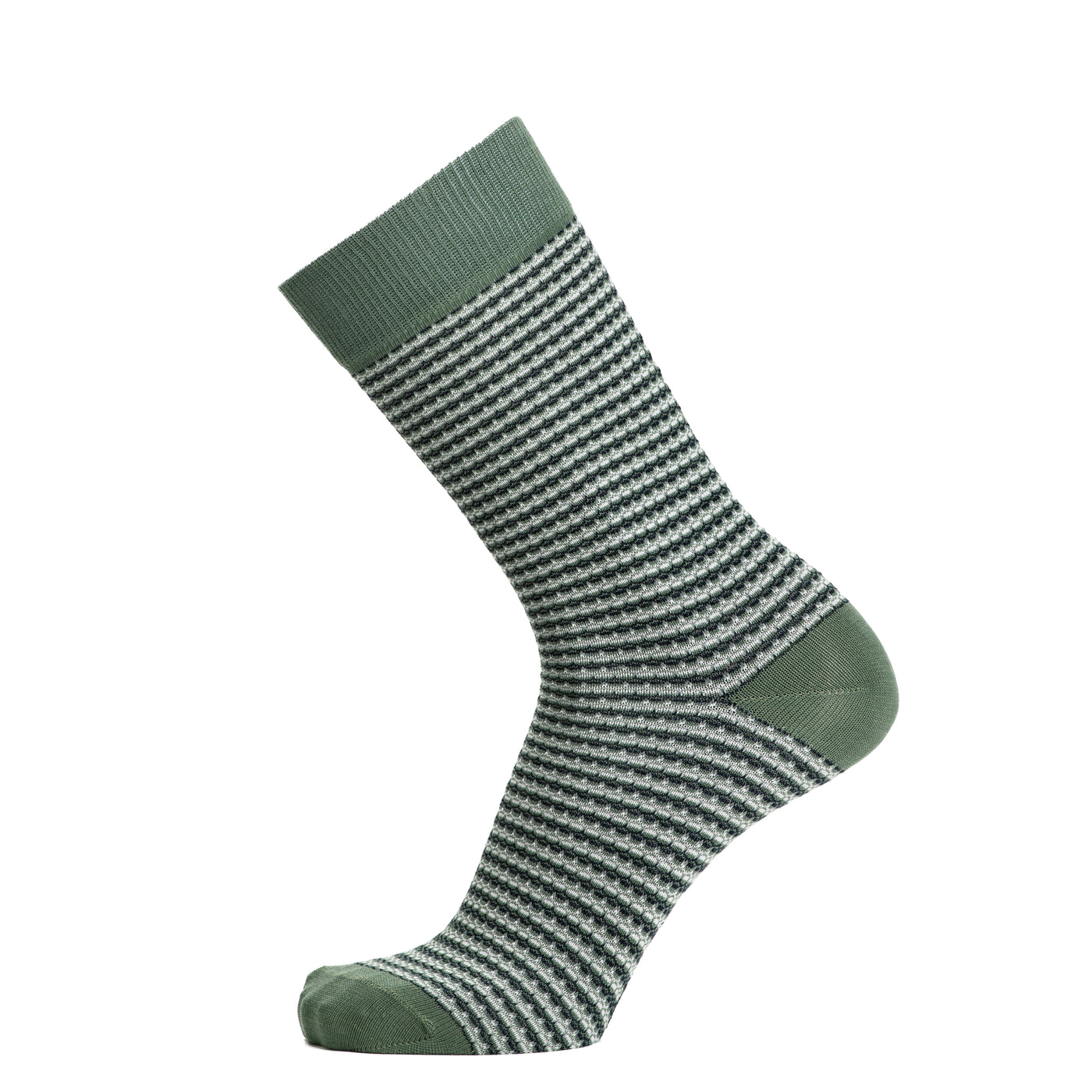 Fancy knits - men's socks - khaki cotton